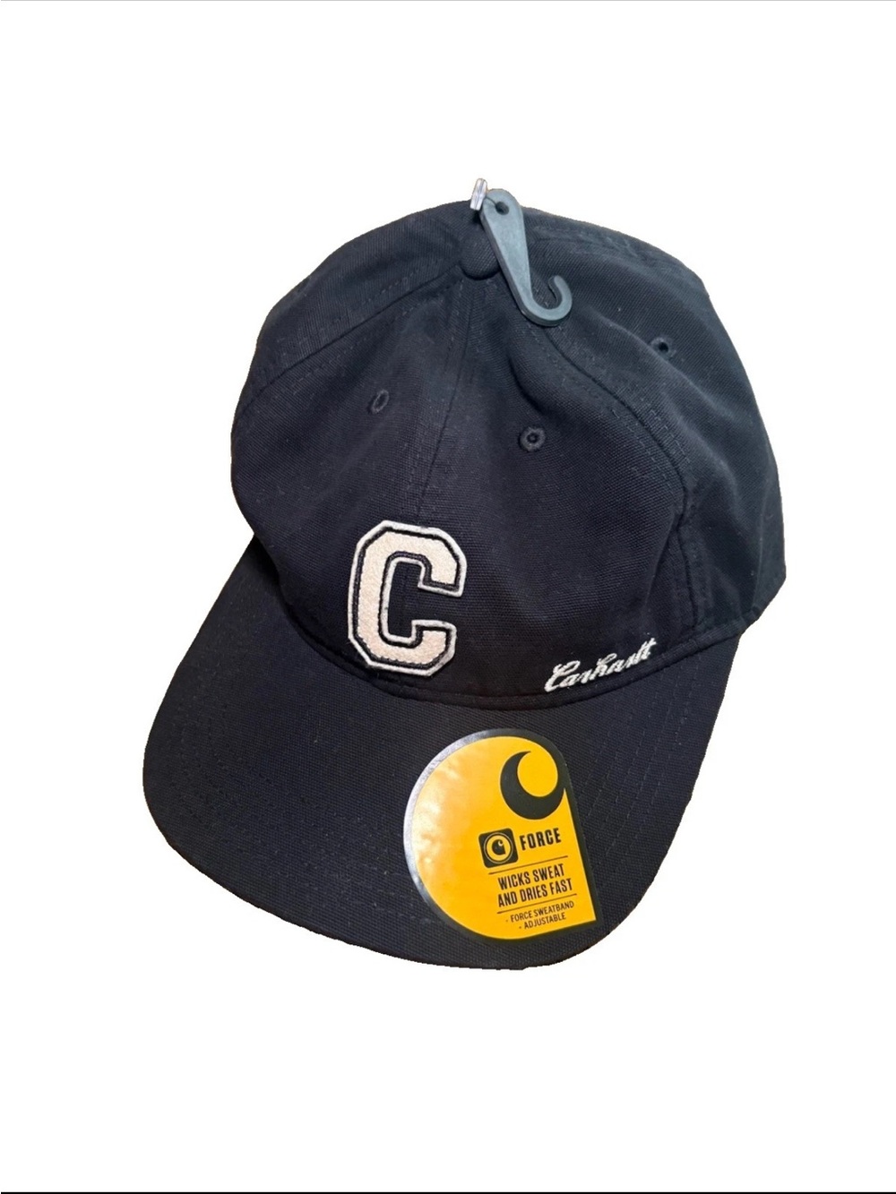 Carhartt Black Adjustable Canvas Cap